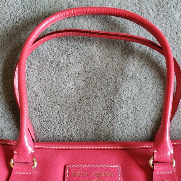 Kate Spade hot pink large leather satchel - Picture 3 of 8